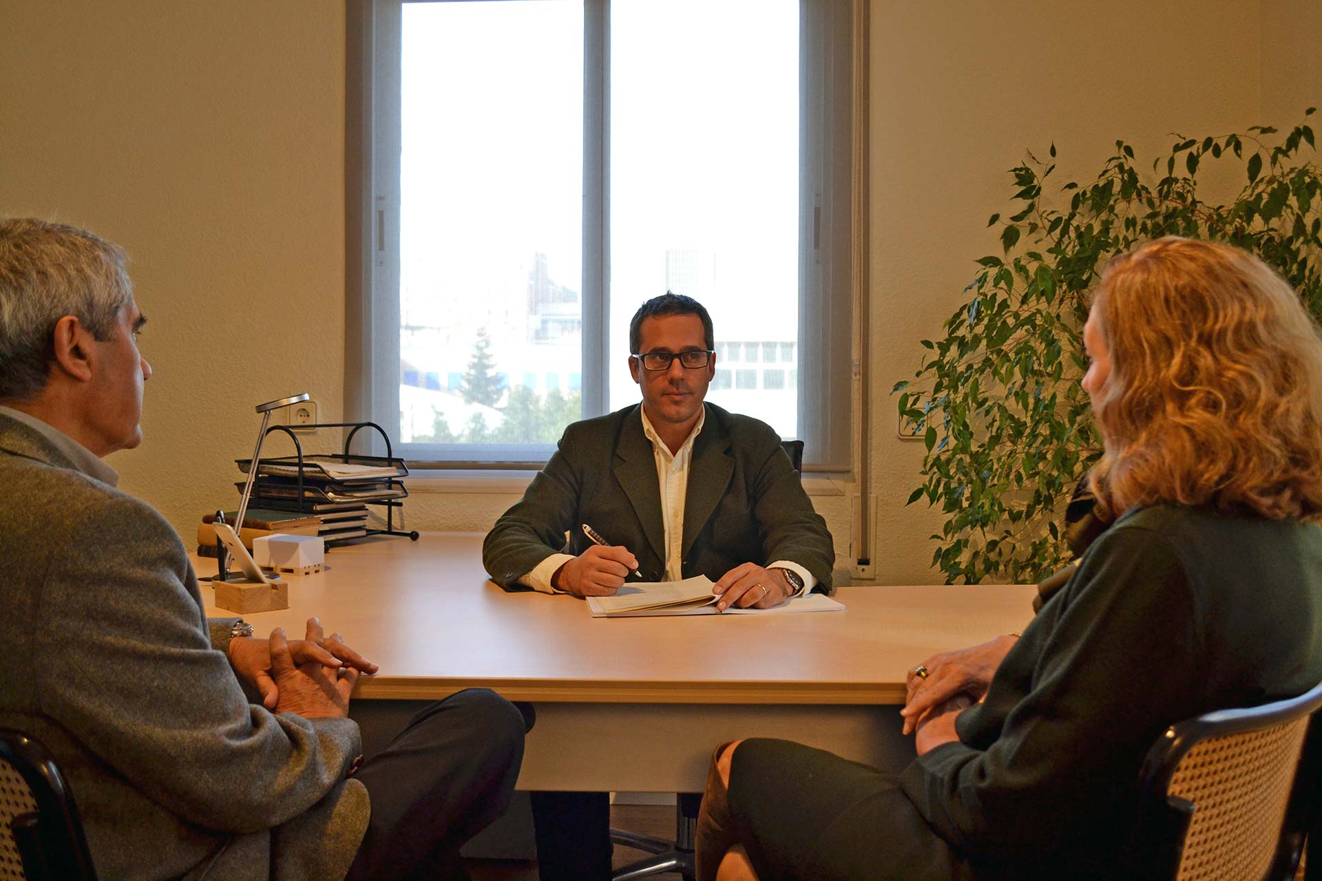 Psicólogo de Badalona (Barcelona) en una sesión de terapia"